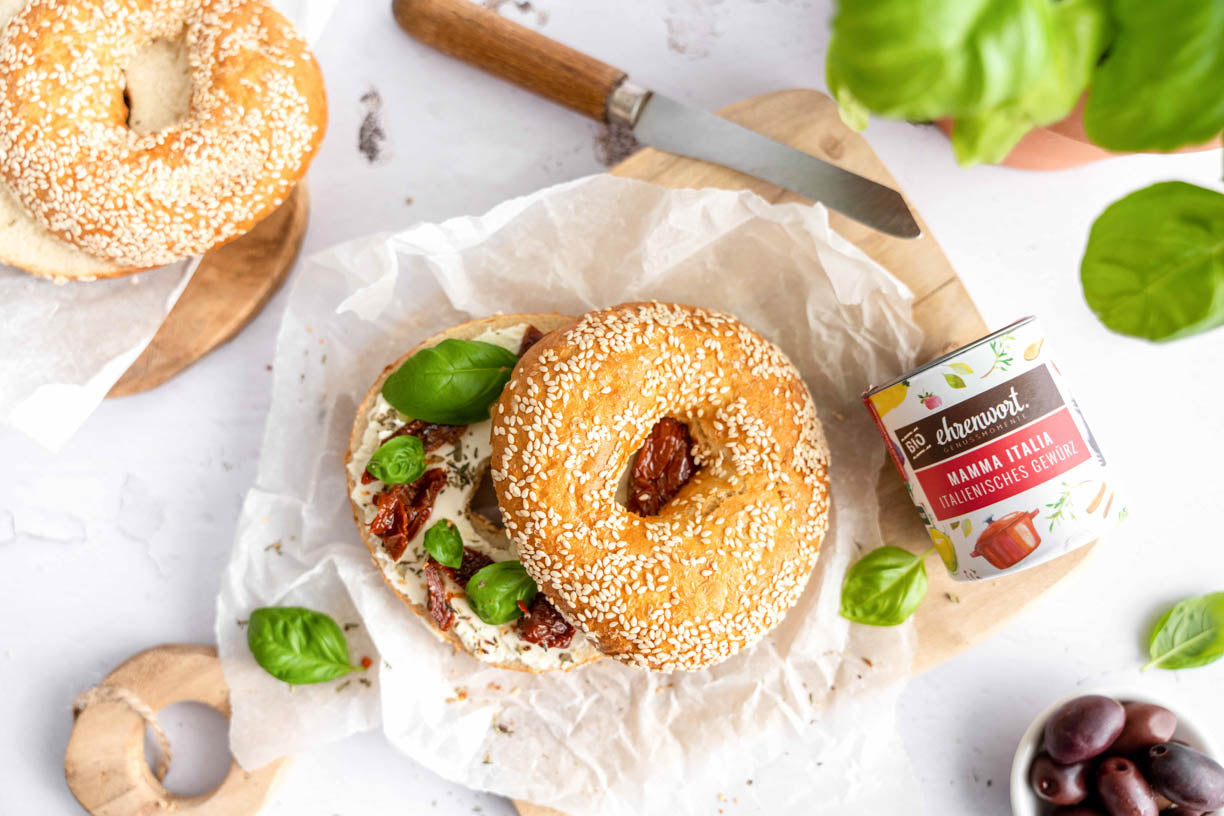 Gefüllter Bagel alla Mamma