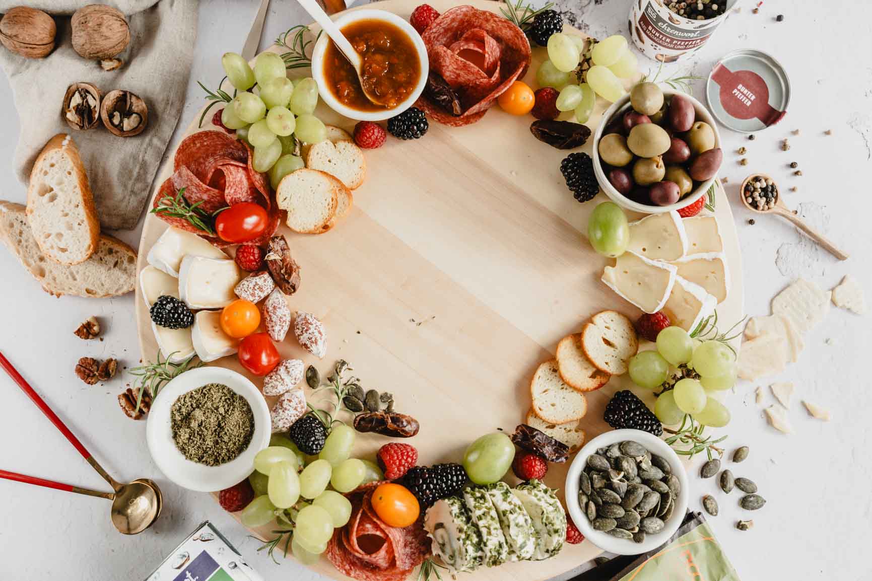Festliches Snackboard